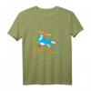 Polygon Art Disc Dog T-Shirt - Cooles Hundesport Shirt mit Flying Ball Motiv, perfektes Geschenk für Hundebesitzer & Hundesportler