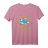 Polygon Art Disc Dog T-Shirt - Cooles Hundesport Shirt mit Flying Ball Motiv, perfektes Geschenk für Hundebesitzer & Hundesportler