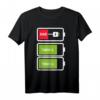 Zwillinge Shirt für Papa - Akku Batterie Design als Geschenkidee für Zwillingsväter, Geburtstags- oder Vatertagsgeschenk