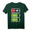 Zwillinge Shirt für Papa - Akku Batterie Design als Geschenkidee für Zwillingsväter, Geburtstags- oder Vatertagsgeschenk