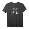 Vogel Liebhaber T-Shirt mit Taube und Möwe im Sombrero – Perfektes Geschenk für Vogelliebhaber, Taubenzüchter & Naturfreunde