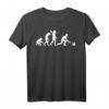 Kegel Bowling Kegelverein Evolution T-Shirt – Sport Verein T-Shirt für Vereinsmitglieder mit klassischem Schnitt und doppeltem Saum