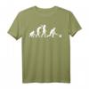 Kegel Bowling Kegelverein Evolution T-Shirt – Sport Verein T-Shirt für Vereinsmitglieder mit klassischem Schnitt und doppeltem Saum
