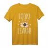 Look! Learn! - Bowling Angeber T-Shirt mit Bowlingkugel - Lustiges Retro Design für Bowlingturniere, Liga & Freunde