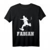 Kinder Fußball Sport Verein Name Fabian Geschenk T-Shirt - Persönliches Fußball-Design für begeisterte Jungen und Vereinsmitglieder