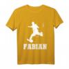 Kinder Fußball Sport Verein Name Fabian Geschenk T-Shirt - Persönliches Fußball-Design für begeisterte Jungen und Vereinsmitglieder