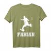 Kinder Fußball Sport Verein Name Fabian Geschenk T-Shirt - Persönliches Fußball-Design für begeisterte Jungen und Vereinsmitglieder