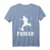 Kinder Fußball Sport Verein Name Fabian Geschenk T-Shirt - Persönliches Fußball-Design für begeisterte Jungen und Vereinsmitglieder