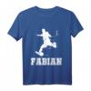 Kinder Fußball Sport Verein Name Fabian Geschenk T-Shirt - Persönliches Fußball-Design für begeisterte Jungen und Vereinsmitglieder