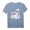 Bowler Geschenk für Bowling Verein und Kegeln - Lustiges Pinguin T-Shirt für Profi und Hobbykegler, perfekt für Turniere, Liga und Geburtstagsfeiern