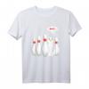 Bowler Geschenk für Bowling Verein und Kegeln - Lustiges Pinguin T-Shirt für Profi und Hobbykegler, perfekt für Turniere, Liga und Geburtstagsfeiern