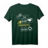 Eat Sleep Wakeboarding Wakeboard Geschenk Wakeboarder Board T-Shirt – Perfektes Wassersport Geschenk für Wakeboarder und Freestyle Fans