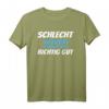 Schlecht hören kann ich Ironie - Lustiges Männer T-Shirt mit ironischem Spruch für Büro, Freizeit & Freunde