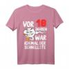 Herren Vor 18 Jahren war ich mal der Schnellste - Witziges 18. Geburtstag T-Shirt für Männer, Papa, Ehemann & Opa