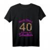 Damen Club der alten Schachteln 40 Geburtstag T-Shirt mit V-Ausschnitt – Lustiges Geschenk für Frauen zum 40. Jubiläum und Feier