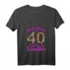 Damen Club der alten Schachteln 40 Geburtstag T-Shirt mit V-Ausschnitt – Lustiges Geschenk für Frauen zum 40. Jubiläum und Feier