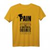 Funny PhD T-Shirt Geschenk: Schmerzen ist temporär; ein Doktortitel ist Forever – Perfekt für Absolventen und Wissenschaftler