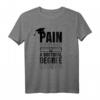 Funny PhD T-Shirt Geschenk: Schmerzen ist temporär; ein Doktortitel ist Forever – Perfekt für Absolventen und Wissenschaftler