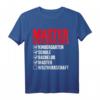 Lustiges Master Abschluss T-Shirt mit Spruch - Originelles Geschenk für Master Absolventen und Abschlussfeiern für Männer