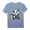 Lustiges Volleyball-Panda T-Shirt – Perfektes Team-Outfit und Geschenk für Volleyball-Mädchen, Trainer und Fans