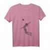 Damen Volleyball T-Shirt mit V-Ausschnitt – Perfektes Geschenk für Volleyballfans, Spielerinnen und Mädels zu Weihnachten und Geburtstagsfeiern