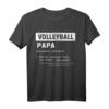 Bester Volleyball Papa Vater Definition T-Shirt – Cooles Geschenk zum Vatertag, Geburtstag & Weihnachten für Volleyball-Experten