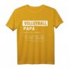 Bester Volleyball Papa Vater Definition T-Shirt – Cooles Geschenk zum Vatertag, Geburtstag & Weihnachten für Volleyball-Experten