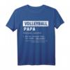 Bester Volleyball Papa Vater Definition T-Shirt – Cooles Geschenk zum Vatertag, Geburtstag & Weihnachten für Volleyball-Experten