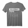 Bester Volleyball Papa Vater Definition T-Shirt – Cooles Geschenk zum Vatertag, Geburtstag & Weihnachten für Volleyball-Experten