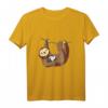 Lustiges Faultier Volleyball T-Shirt - Beachvolleyball Geschenk für Damen, Herren und Teams