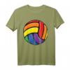 Volleyball Ball Gay Pride LGBT Rainbow Flag T-Shirt – Unterstütze die LGBTQ+ Community bei Pride-Paraden und Sportevents