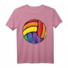 Volleyball Ball Gay Pride LGBT Rainbow Flag T-Shirt – Unterstütze die LGBTQ+ Community bei Pride-Paraden und Sportevents