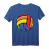Volleyball Ball Gay Pride LGBT Rainbow Flag T-Shirt – Unterstütze die LGBTQ+ Community bei Pride-Paraden und Sportevents