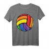 Volleyball Ball Gay Pride LGBT Rainbow Flag T-Shirt – Unterstütze die LGBTQ+ Community bei Pride-Paraden und Sportevents