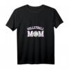 Damen Volleyball Mom T-Shirt mit V-Ausschnitt – Perfekt für Volleyball-Mütter, Supporter und Fans