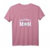 Damen Volleyball Mom T-Shirt mit V-Ausschnitt – Perfekt für Volleyball-Mütter, Supporter und Fans