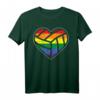 Volleyball Heart LGBTQ Rainbow Flag Gay Pride Ally T-Shirt – Support & Celebrate LGBTQ Community