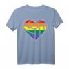 Volleyball Heart LGBTQ Rainbow Flag Gay Pride Ally T-Shirt – Support & Celebrate LGBTQ Community