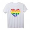 Volleyball Heart LGBTQ Rainbow Flag Gay Pride Ally T-Shirt – Support & Celebrate LGBTQ Community
