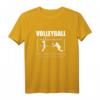 Damen Volleyball T-Shirt mit Spruch - Lustiges Geschenk für Volleyballerinnen, Trainerinnen & Teams