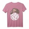 Faultier-Volleyball T-Shirt - Niedlich, Sportlich & Perfekt als Geschenk für Volleyballfans, Familie & Freunde