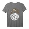 Faultier-Volleyball T-Shirt - Niedlich, Sportlich & Perfekt als Geschenk für Volleyballfans, Familie & Freunde