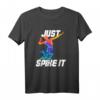Just Spike It! Watercolor Volleyball Player T-Shirt – Perfektes Geschenk für Volleyballfans, Spieler & Beach Volleyball Enthusiasten