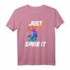 Just Spike It! Watercolor Volleyball Player T-Shirt – Perfektes Geschenk für Volleyballfans, Spieler & Beach Volleyball Enthusiasten