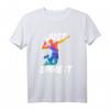 Just Spike It! Watercolor Volleyball Player T-Shirt – Perfektes Geschenk für Volleyballfans, Spieler & Beach Volleyball Enthusiasten