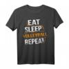 Eat Sleep Volleyball Repeat T-Shirt für Volleyballspieler & Trainer – Perfektes Geschenk für Teammitglieder und Sportbegeisterte