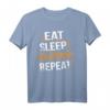 Eat Sleep Volleyball Repeat T-Shirt für Volleyballspieler & Trainer – Perfektes Geschenk für Teammitglieder und Sportbegeisterte