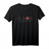 Lustiges Volleyball Herzschlag T-Shirt für Damen und Herren – Perfektes Fan- und Trainer-Shirt für Volleyball-Liebhaber