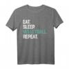 Eat Sleep Volleyball Repeat T-Shirt for Girls and Women - Perfect Gift for Holidays, Birthdays, and Special Occasions