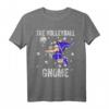 Volleyball Gnome Wichtel Weihnachten Advent T-Shirt – Lustiges Festtagsoutfit für Volleyballer, Trainer & Teenager-Mädchen